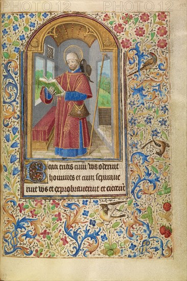 Saint James as a Pilgrim; Book of Hours, about 1466-1470. Creator: Master of Jacques of Luxembourg.