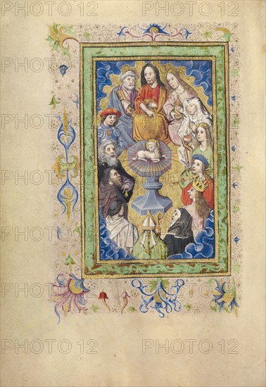 The Lamb of God with Saints; Book of Hours, after 1460. Creator: Unknown.