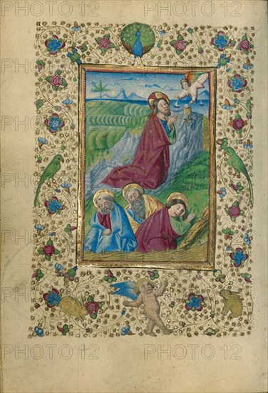 The Agony in the Garden; Book of Hours, about 1460. Creator: Unknown.