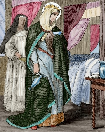 Saint Margaret of Scotland, 1852.  Creator: Capuz.