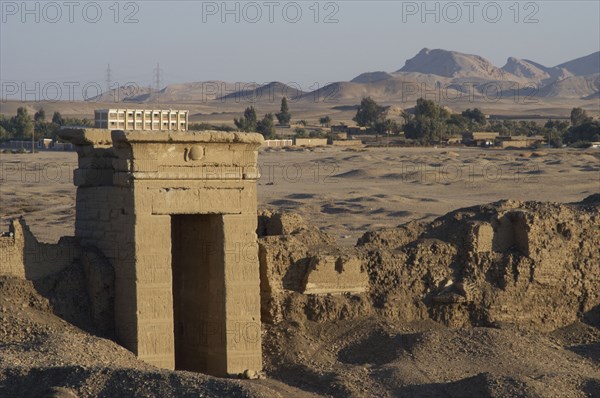 Hathor Temple, Dendera, Egypt, 2003.  Creator: LTL.