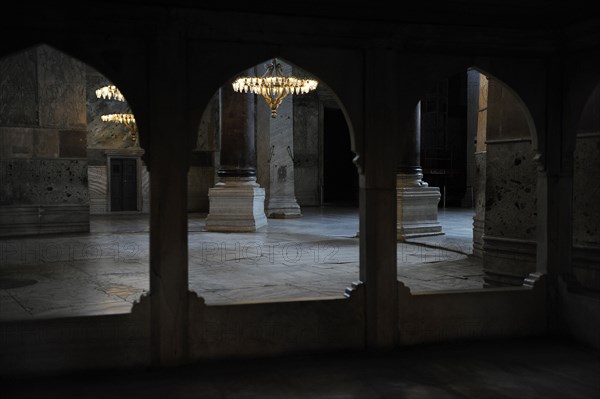 Tribune of the singers, Hagia Sophia, Istanbul, Turkey, 2013.  Creator: LTL.