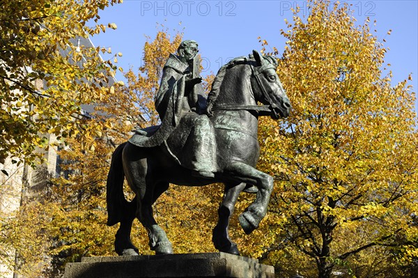 Statue of Willibrord, Utrecht, Netherlands, 2013.  Creator: LTL.