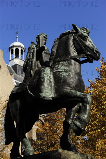 Statue of Willibrord, Utrecht, Netherlands, 2013.  Creator: LTL.