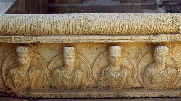 Portrait reliefs, Gardens of Palmyra Archaeological Museum, Tadmor, Syria. Creator: Unknown.