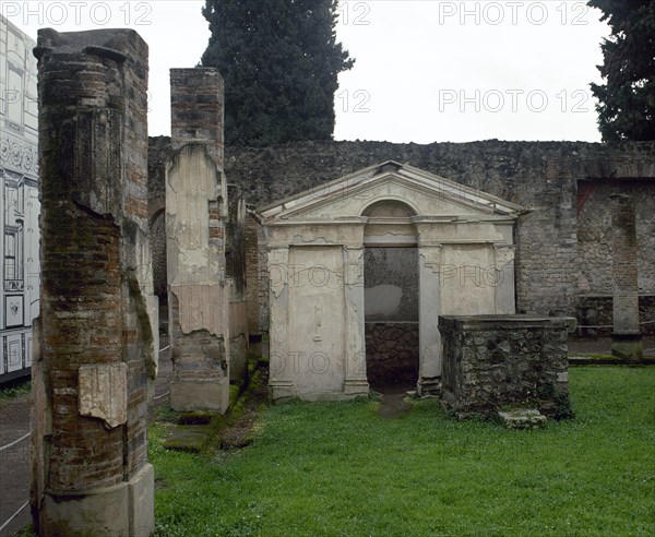 Temple of Isis, Pompeii, Italy, 1st century, (2002). Creator: LTL.