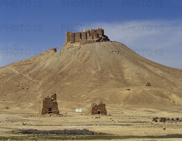 Ruins of Qala'at ibn Maan, Palmyra, Syria, 2001. Creator: LTL.