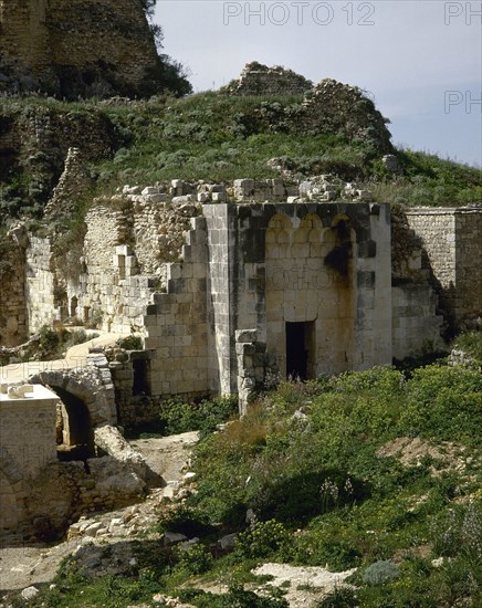 Citadel of Salah Ed-Din or Saladin Castle, near Al-Haffah, Syria, 2001. Creator: LTL.