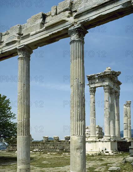 Temple of Trajan, Pergamon, Turkey, 1999.  Creator: Unknown.