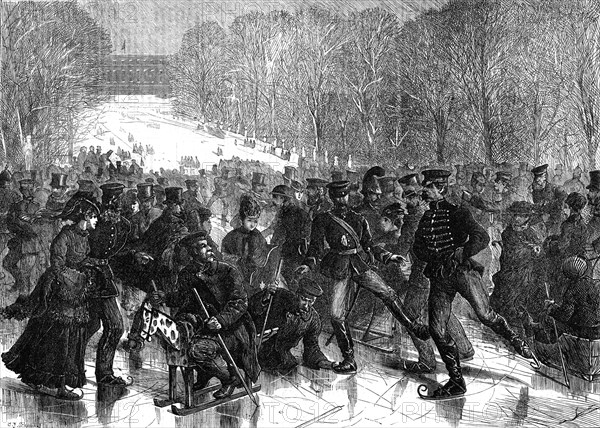 Christmas-Day Sports at Versailles, 1871. Creator: Unknown.