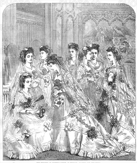 The Wedding of Princess Louise at Windsor: waiting for the bride, 1871. Creator: Unknown.