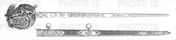 Marriage of Princess Louise: Highland claymore given to the Marquis of Lorne, 1871. Creator: Unknown.