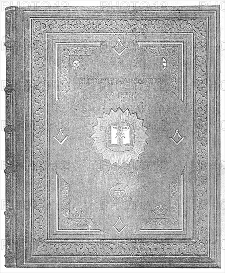 Bible given by Miss Burdett Coutts to Freemasons, 1871. Creator: Unknown.