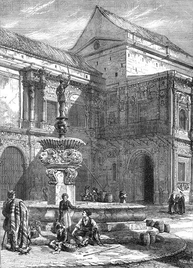 Old Fountain, Seville, by T. Macquoid, 1871. Creator: Unknown.