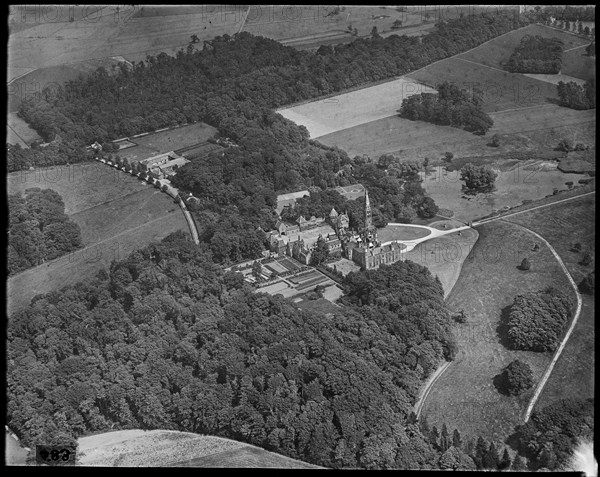 Scarisbrick Hall, Scarisbrick, Lancashire, c1930s. Creator: Arthur William Hobart.