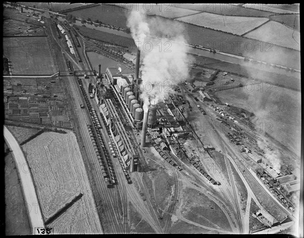 The North Lonsdale Iron and Steel Works, Ulverston, Cumbria, c1930s. Creator: Arthur William Hobart.