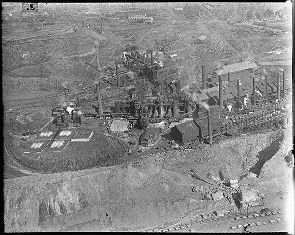 The Etruria Steel Works, Etruria, Staffordshire, c1930s. Creator: Arthur William Hobart.