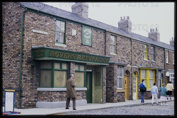 Rovers Return Inn, Coronation Street, Granada Studios, Quay Street, Manchester, 1988. Creator: Dorothy Chapman.