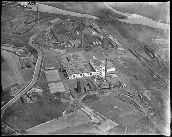 The Co-operative Wholesale Society Ltd Soap and Candle Works, Irlam, Greater Manchester, c1930s. Creator: Arthur William Hobart.