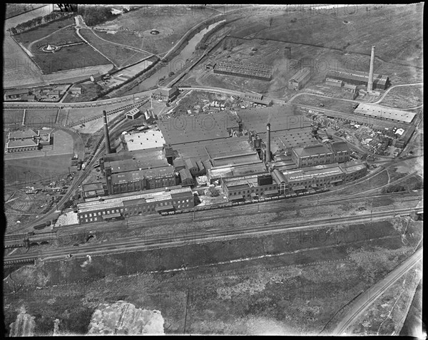 The Co-operative Wholesale Society Ltd Soap and Candle Works, Irlam, Greater Manchester, c1930s. Creator: Arthur William Hobart.