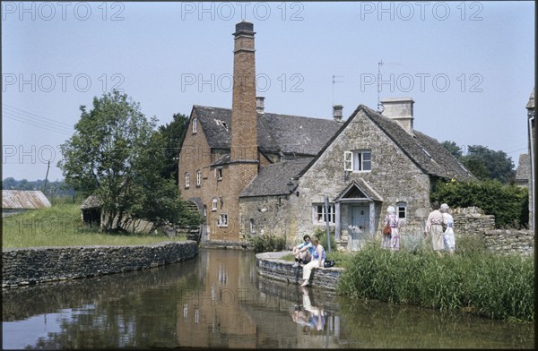 Mill Cottage, Mill Lane, Lower Slaughter, Cotswold, Gloucestershire, 1987. Creator: Dorothy Chapman.