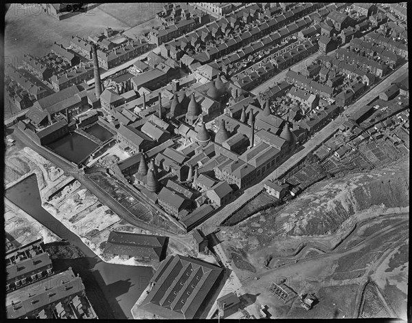 Wood and Sons Trent and New Wharf Potteries, Burslem, Staffordshire, c1930s. Creator: Arthur William Hobart.