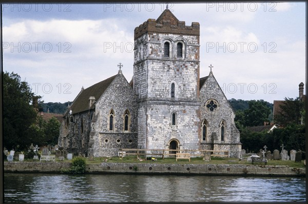 All Saints' Church, Bisham, Windsor and Maidenhead, 1990. Creator: Dorothy Chapman.