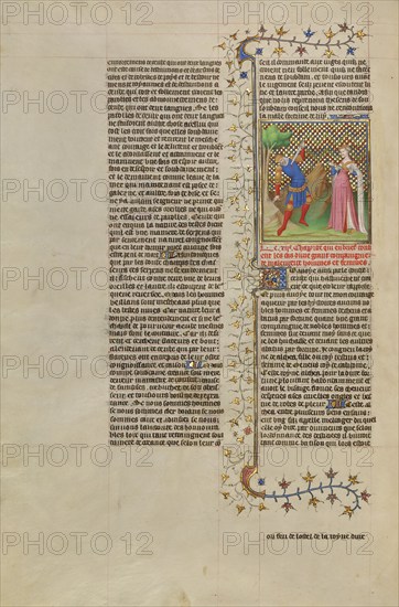 The Suicides of Meleager and Althea; Des cas des nobles hommes et femmes, about 1413-1415. Creators: Boucicaut Master, Workshop of the Boucicaut Master.