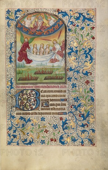 The Last Judgment; Arenberg Hours, early 1460s. Creator: Willem Vrelant.