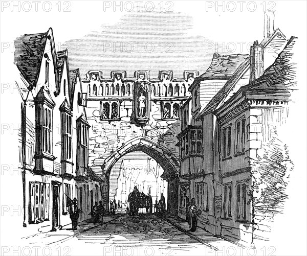 Gate, High-Street, Salisbury, 1872. Creator: Unknown.