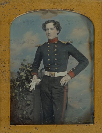 Portrait of Lt. Robert Horsely Cockerell, 1852-1855. Creator: William Edward Kilburn.