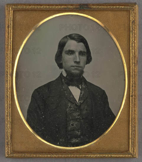 Portrait of a Man with Chin Whiskers, about 1850. Creator: Unknown.