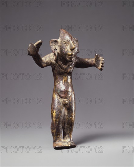 Statuette of a Grotesque Male Figure, second half of 1st century BC. Creator: Unknown.