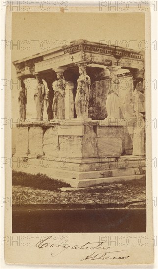 Caryatids, Athens, late 1850s-1860s. Creator: Konstantinos Dimitriou.