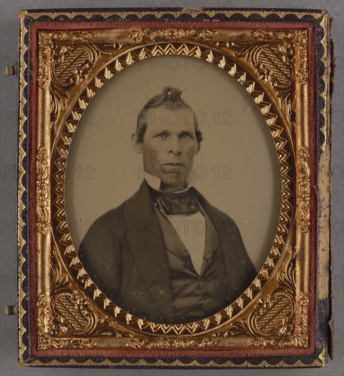 Portrait of a Middle-aged Man, 1857. Creator: Unknown.