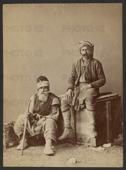 Portrait of two men, about 1870-1880. Creator: Unknown.