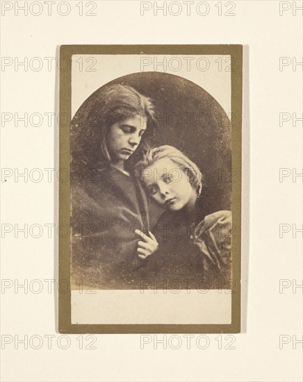 Two Children, 1870. Creator: Julia Margaret Cameron.