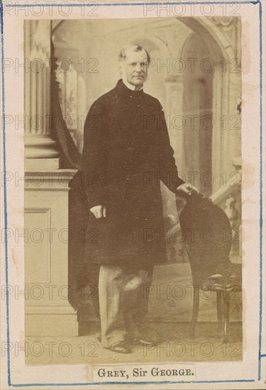 Sir George Grey, 2nd Baronet, about 1860-1862. Creator: Caldesi, Blanford & Co..