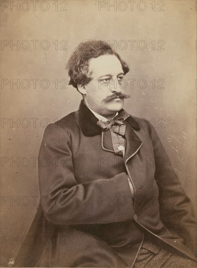 Jules Noriac, homme de lettres, negative 1860-1861; print 1870-1879. Creator: Nadar.