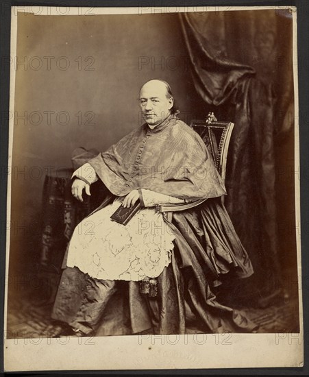 Portrait of a bishop, 1850-1870. Creator: Fratelli D'Alessandri.