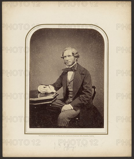 J.G. Jeffreys, F.R.S., 1855. Creator: Maull & Polyblank.