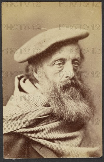 Portrait of James Clarke Hook, late 19th century. Creator: Unknown.