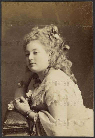 Portrait of Maud Howard, late 19th century. Creator: Unknown.