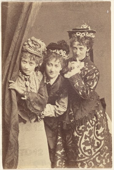 Portrait of Three Women, late 19th century. Creator: Unknown.