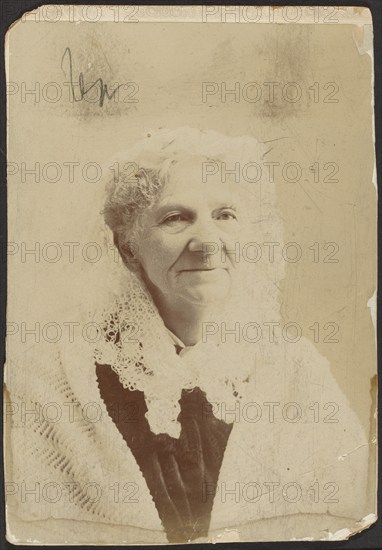 Portrait of elderly woman, about 1860-1880. Creator: Unknown.