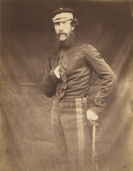 Colonel Harding, Commandant at Balaklava, 1855. Creator: Roger Fenton.