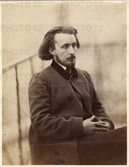 Portrait of Charles Delahaye, about 1857. Creator: Charles Marville.