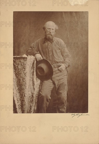 Self-Portrait as Giuseppe Garibaldi, about 1864. Creator: Oscar Gustav Rejlander.