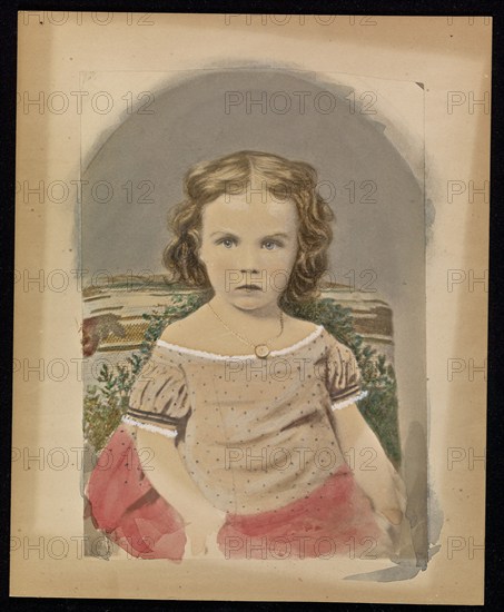 Portrait of a girl, about 1850-1860. Creator: Unknown.