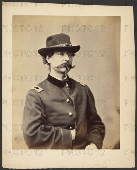 Portrait of an unknown officer, about 1862. Creator: Alexander Gardner.